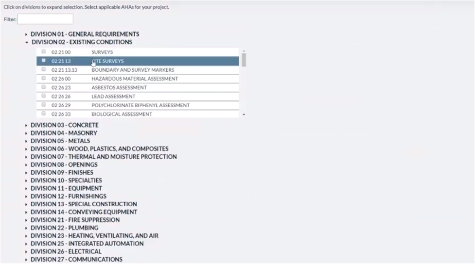 Step 2: Select Your AHA Type And Specifics